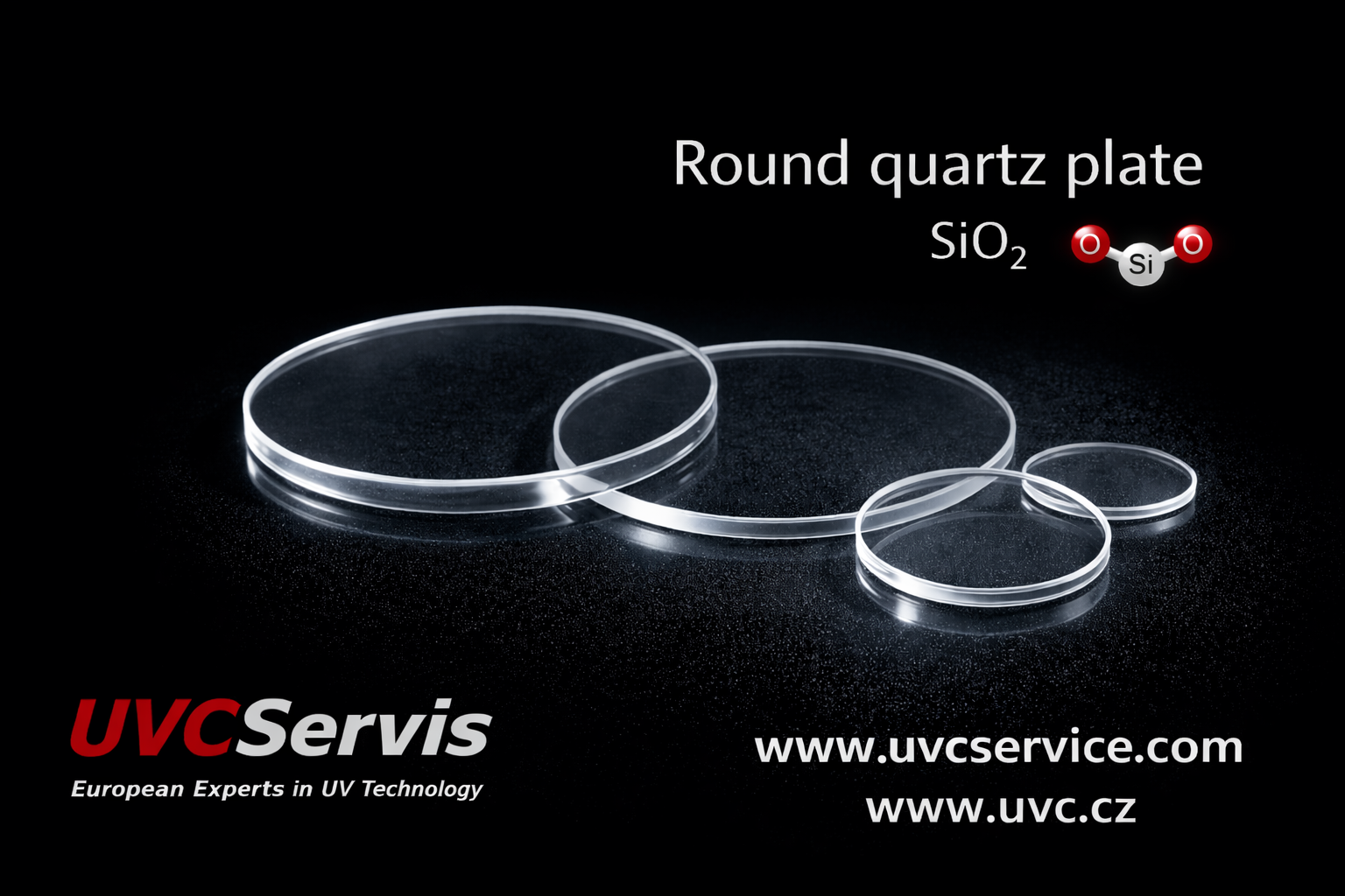 Křemenný disk d32x5 s otvorem ve středu, d11mm